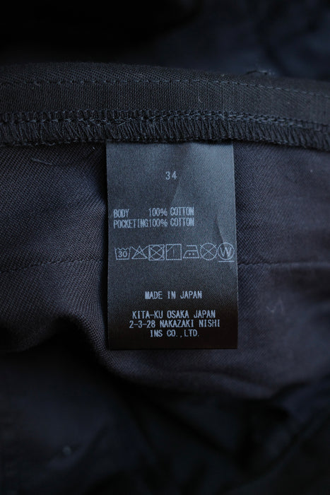 C.M.P.Y 31YR Chino pants BLACK  34inch