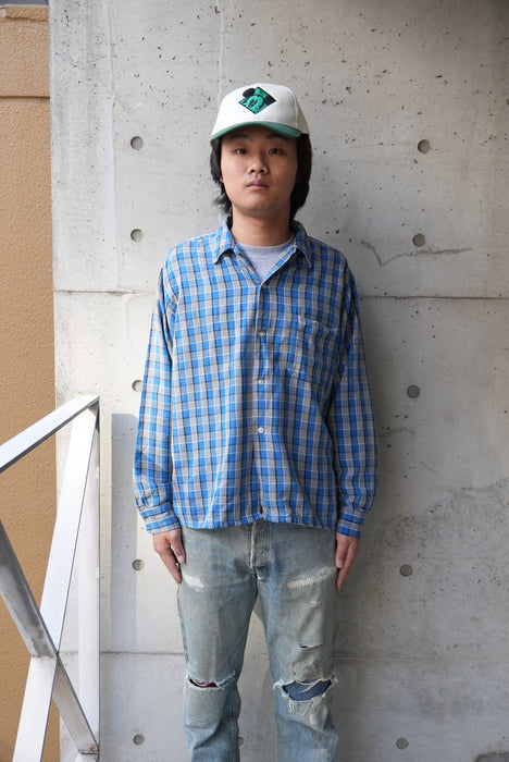 60s Sandy Mac Donalds flannel open collar shirts