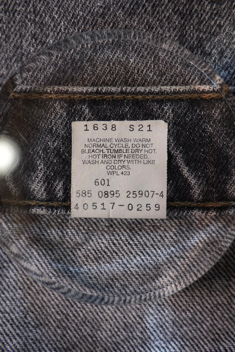 90s Levi's 517 yarn-dyed black denim