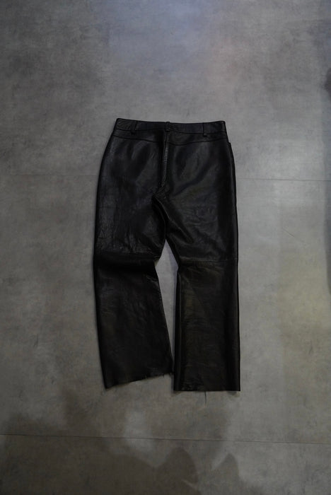 90s BANANA REPUBLIC leather pants