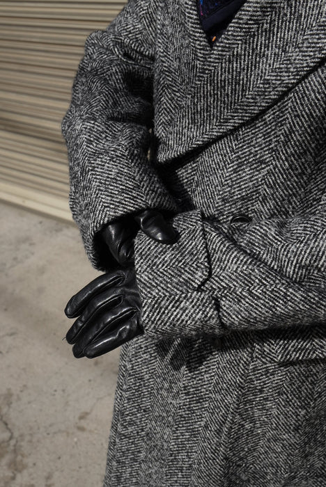 EMPORIO ARMANI virgin wool×alpaca coat