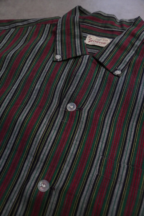 60s SPORTOP stripe B.D.shirt