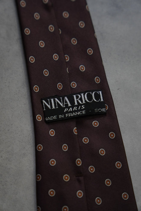 80s NINA RICCI necktie