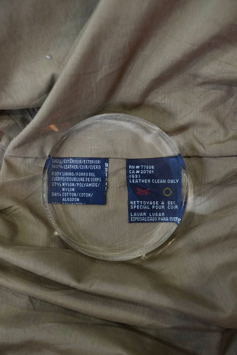 90s TOMMY HILIGER leather jacket