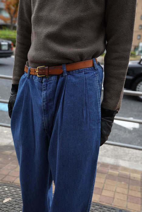 90s LANDS'END denim slacks