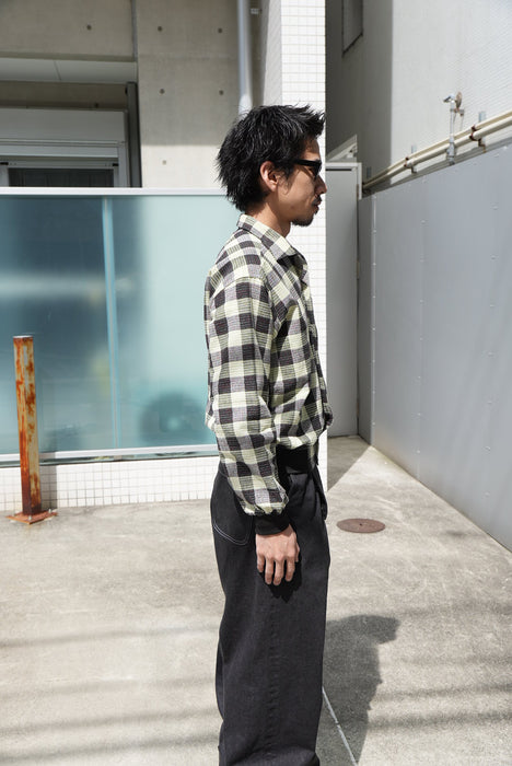 60s flannel shirt jacket