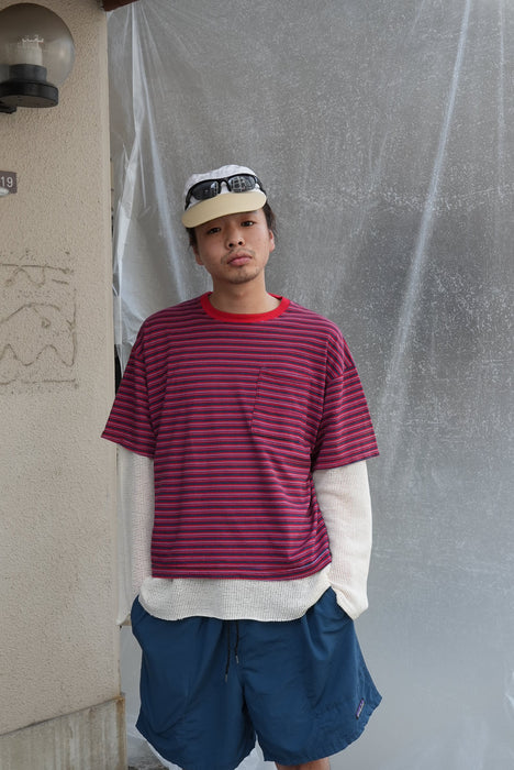 8.90s FADED GLORY border pocket tee