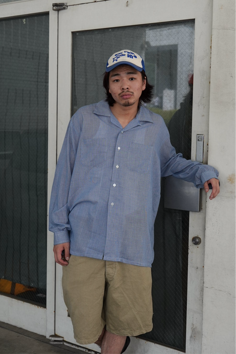 60s Donegal light cotton shirts