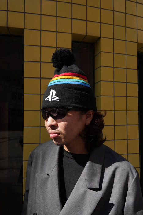 00s PlayStation ponpon knit cap