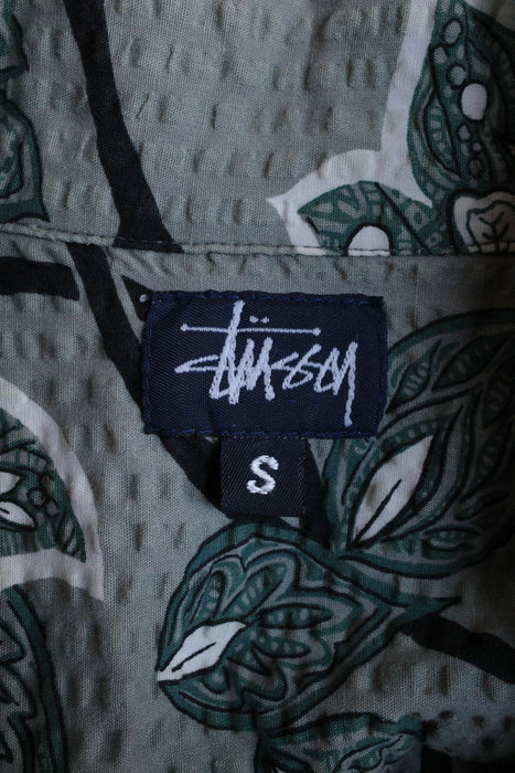 90s STUSSY seersucker aloha