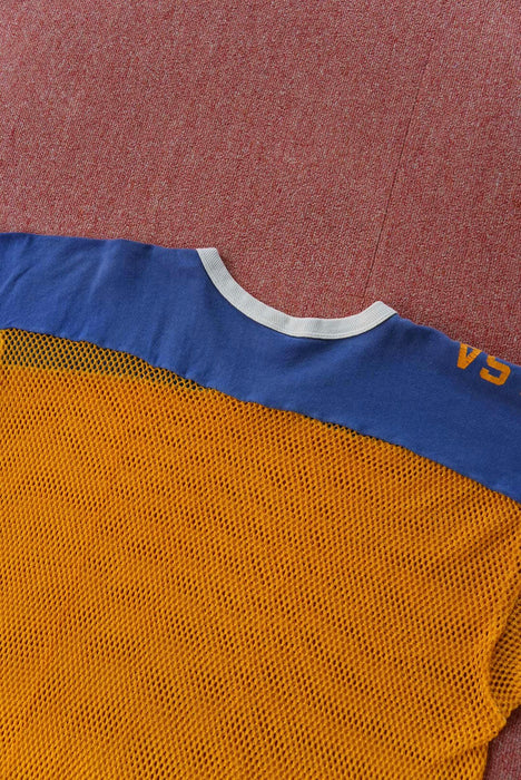 70s RUSSELL mesh football tee
