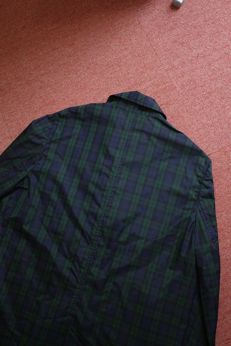 90s A BATHING APE blackwatch nylon coat