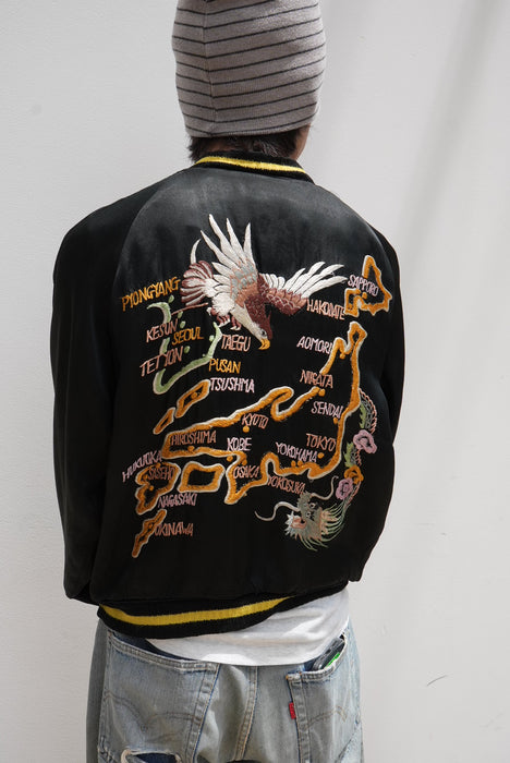 50s satin souvenir jacket