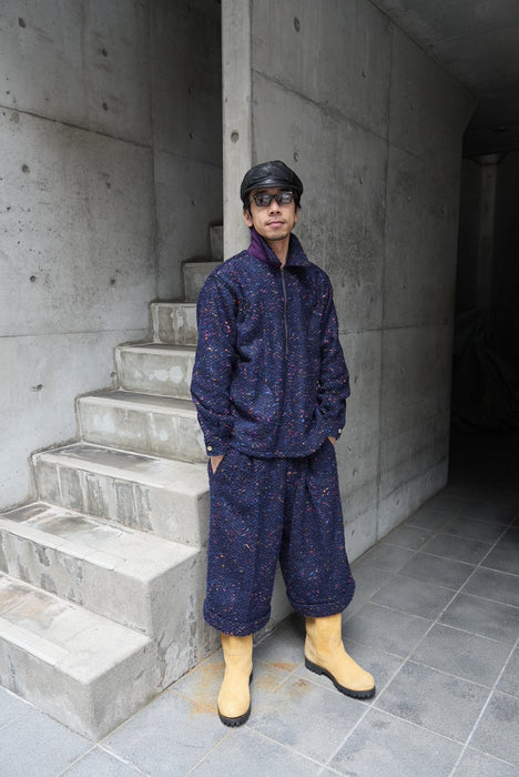 HAPPYEND HOKKORI tweed pants 宙