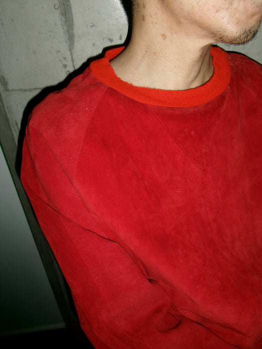 00s BREIER of AMSTERDAM suede sweat