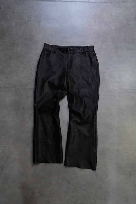 90s BANANA REPUBLIC leather pants