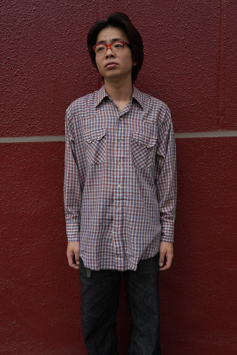 70s DEE CEE BRAND gauze western shirt