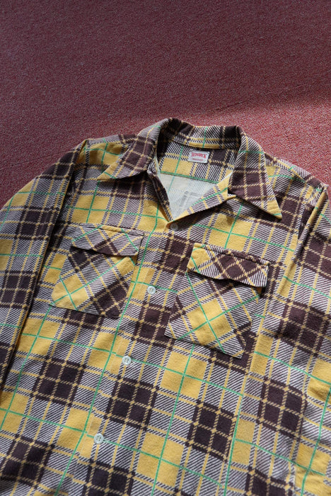 4.50s SEDGWICK print flannel shirt