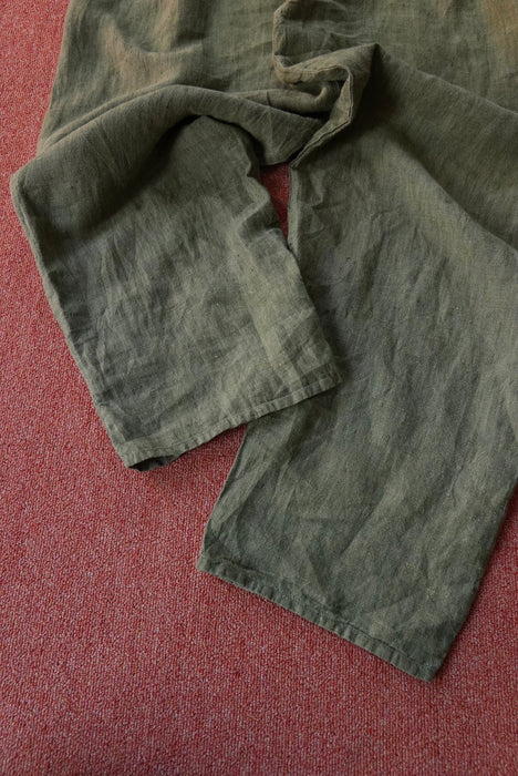 90s FLAX easy linen pants