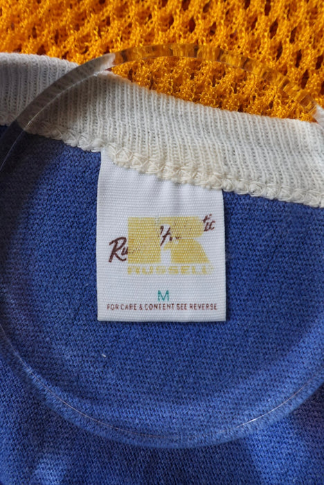 70s RUSSELL mesh football tee