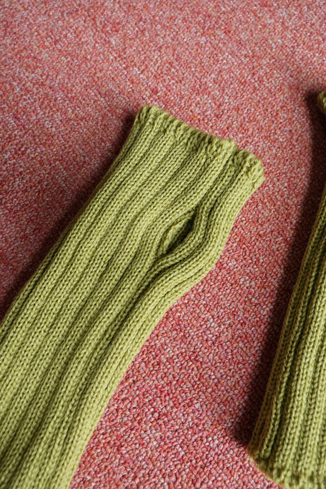 LEUCTFEUR GLOVES FINGERLESS Pistachio