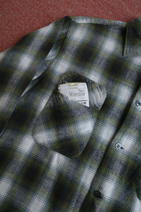 60s Sears printed flannel shirt