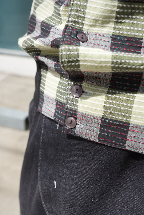 60s flannel shirt jacket