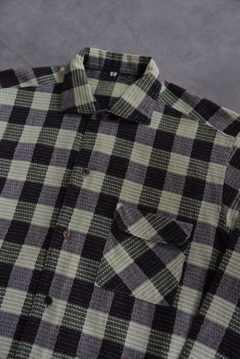 60s flannel shirt jacket