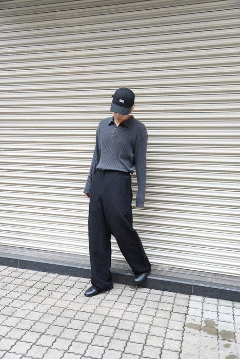 C.M.P.Y 24YR BLACK Linen×Banboo 34inch