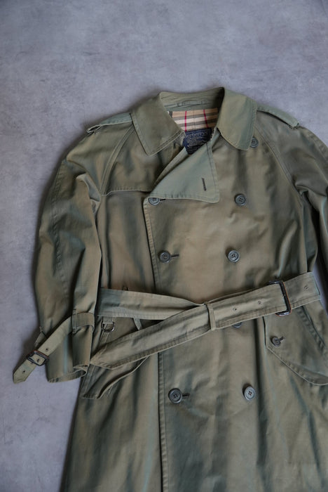 80s Burberrys’ 玉虫 trench coat