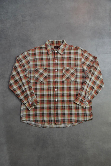 70s KINGSPORT print flannel