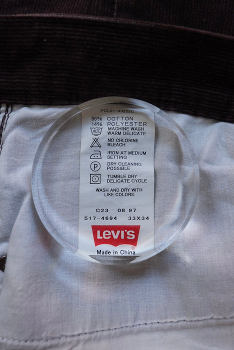 90s Levi's 517 corduroy pants
