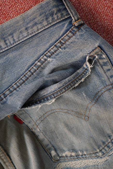 70s Levi's 501 red line
