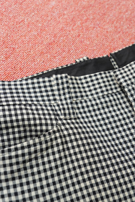 6.70s Don Poker gingham tapered slacks