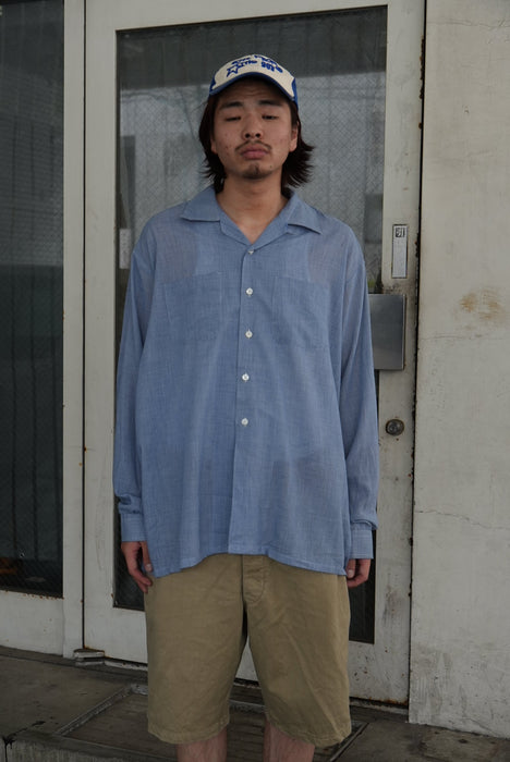 60s Donegal light cotton shirts