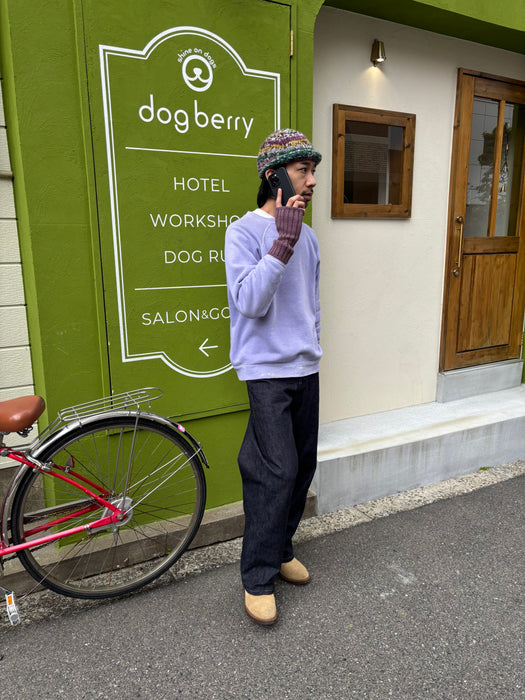 LEUCTFEUR GLOVES FINGERLESS OLD ROSE