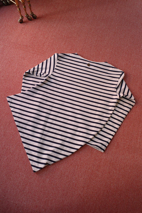 NAM Banana Basque Shirts WHITE/NAVY size1