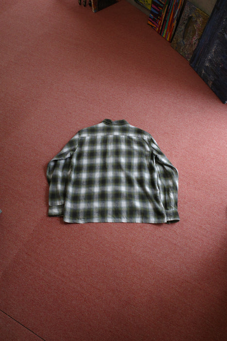 60s Sears printed flannel shirt