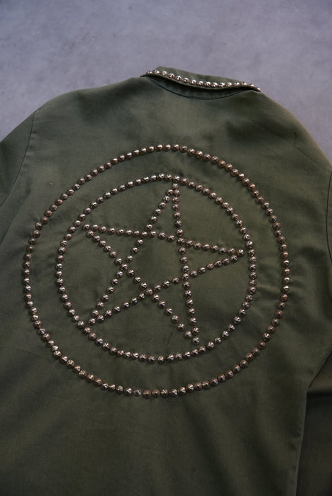 80s U.S.ARMY studs custom shirt jacket