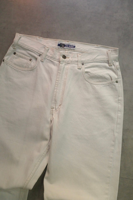 90s GAP LOOSE white denim