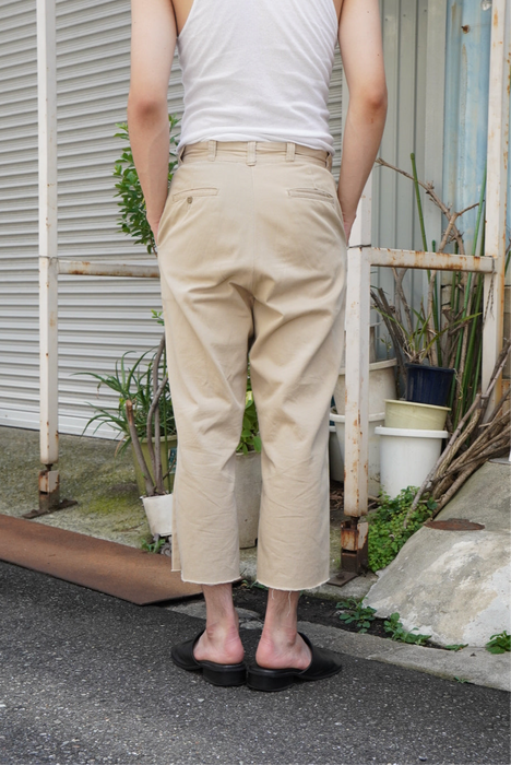 60s BLUE BELL cropped twill trousers