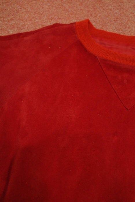 00s BREIER of AMSTERDAM suede sweat