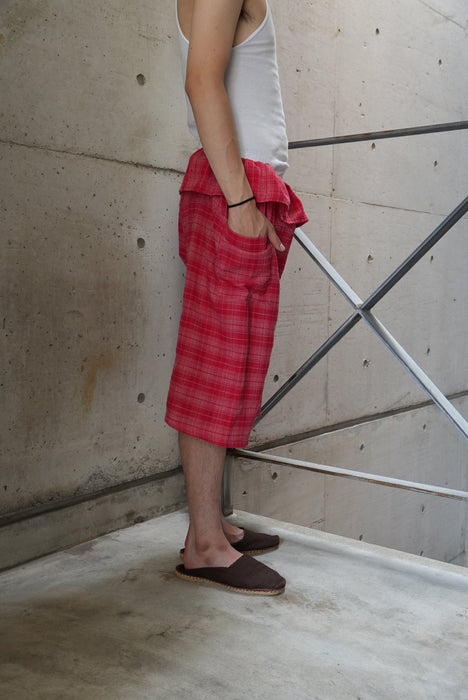 90s tartan Thailand pants