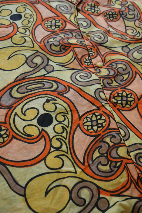 80s LIVIO DE SIMONE tribalpattern shirts