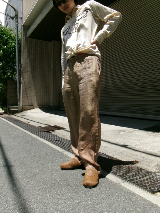 80s MOON LIGHT silky glitter easy pants