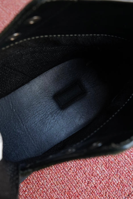 VANS glass leather SK8-HI "commando sole"