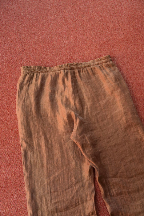 80s MOON LIGHT silky glitter easy pants
