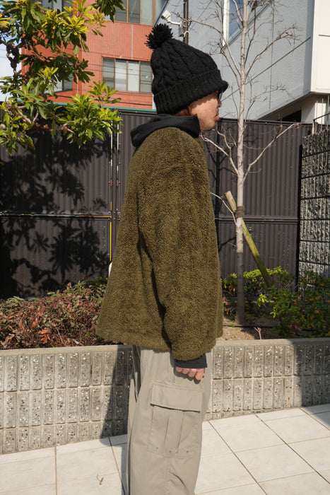 90s EMS mock neck boa fleece