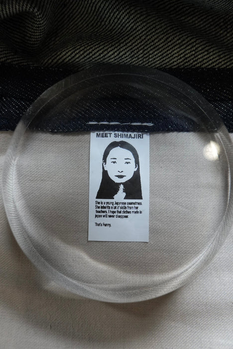 HAPPYEND drape painter denim