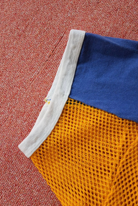 70s RUSSELL mesh football tee